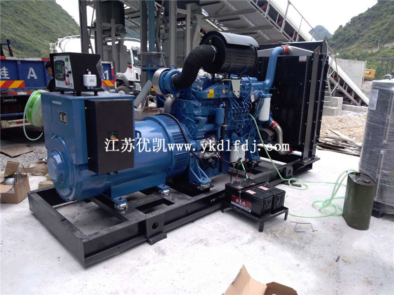 2020年6月29日，500KW玉柴发电机组交付广西乐业某开矿公司使用