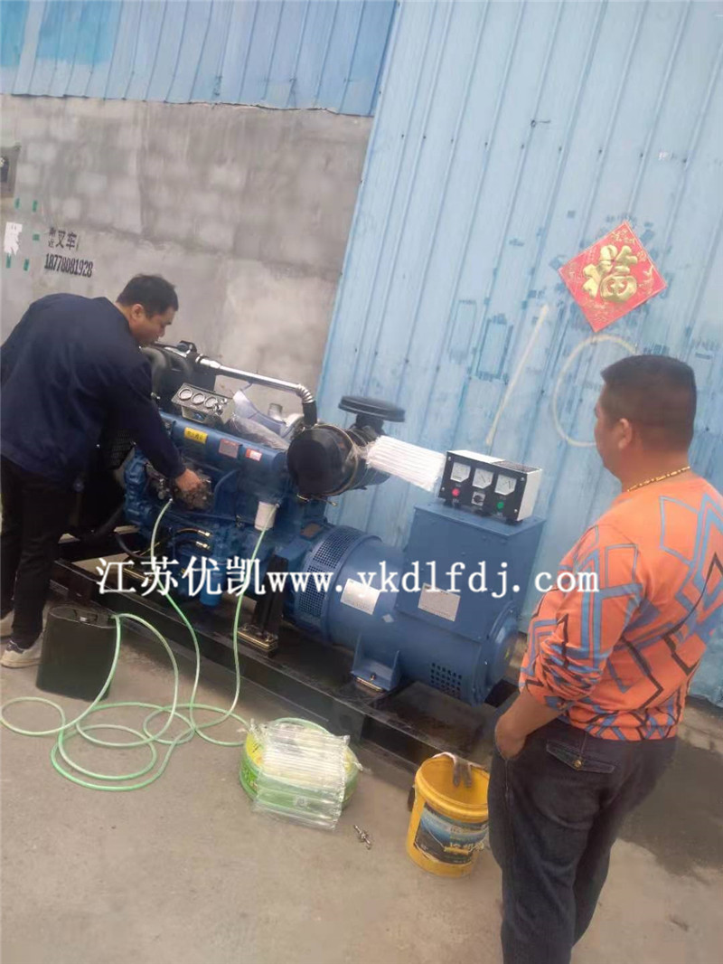 2021年4月17日，广西隆安养猪客户拉走1台150KW潍柴发电机组